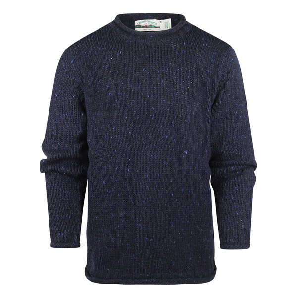 Aran Crafts Wollen trui Glenties Navy Aran Crafts Wollen trui Glenties Navy