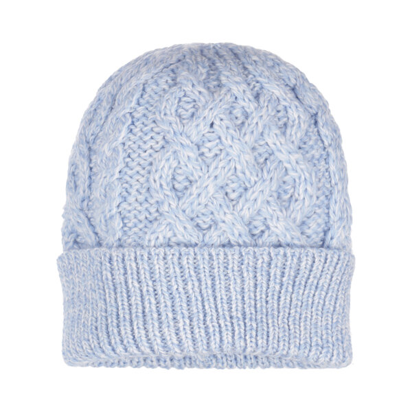 Aran Crafts Wollen (unisex) Muts Ice Marl