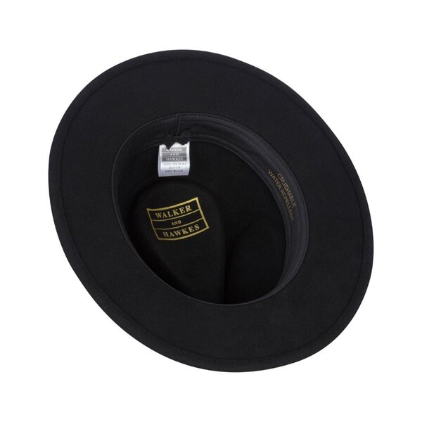 Walker en Hawkes Howick Wool Felt Hat Black