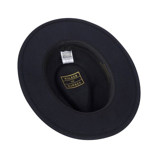 Walker en Hawkes Howick Wool Felt Hat Navy