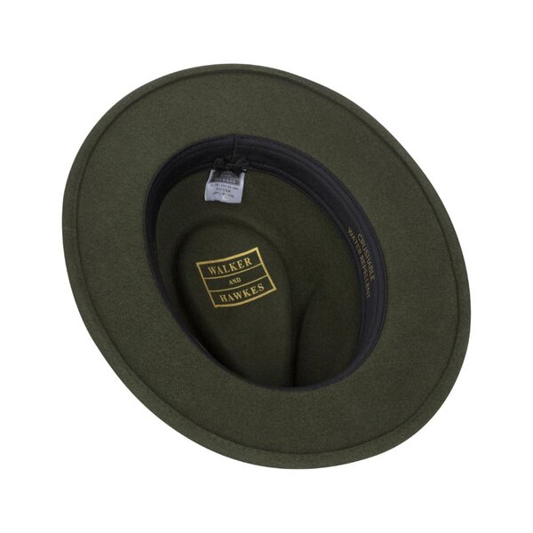Walker en Hawkes Howick Wool Felt Hat Olive