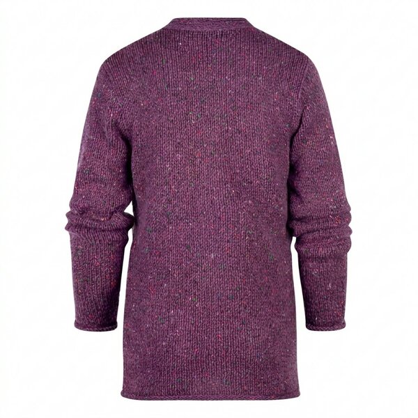 Aran Crafts Wollen Vest Inishowen Purple