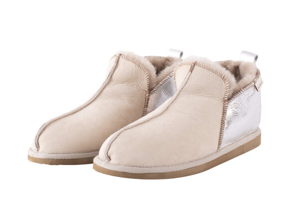 Shepherd pantoffels Annie Honey/Silver