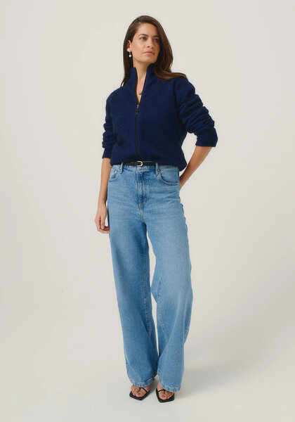 MerinoMink wollen vest Jaya - Zephyr