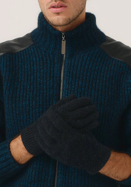 MerinoMink wollen handschoenen - Jet