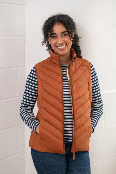 Lighthouse Gilet Laurel Rust