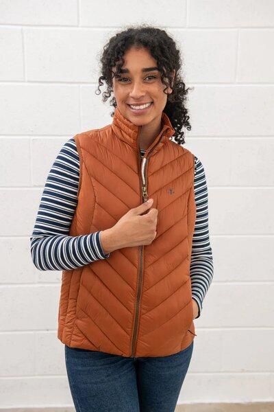 Lighthouse Gilet Laurel Rust