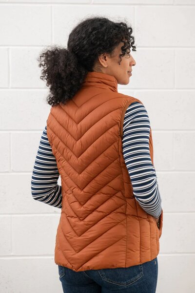 Lighthouse Gilet Laurel Rust