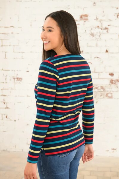 Lighthouse Shirt Causeway Apple - Red Stripe