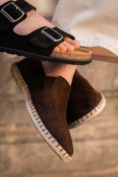Shepherd Espadrille Jan Brown Suéde