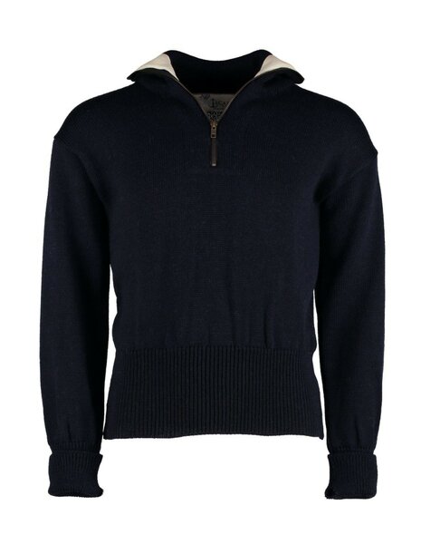 Wollen Schipperstrui Greenwich Navy