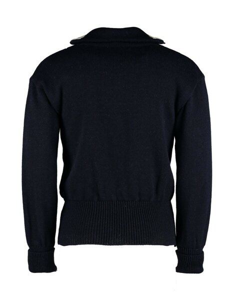 Wollen Schipperstrui Greenwich Navy