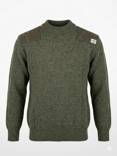 Wollen trui Drover Derby Tweed
