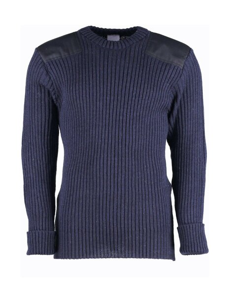 Wollen Leger Trui York Navy