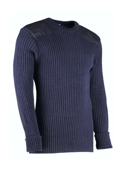 Wollen Leger Trui York Navy