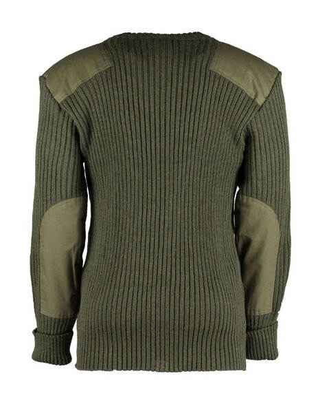 Wollen Leger Trui York Olive
