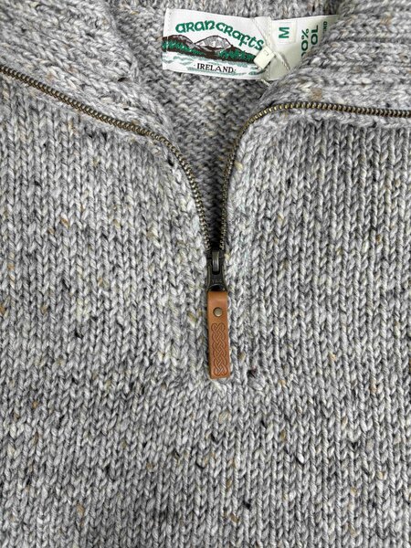 Aran Crafts Wollen Trui Kilcar Grey