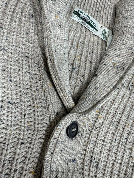Aran Crafts (Uniseks) Wollen Vest Slane Oatmeal