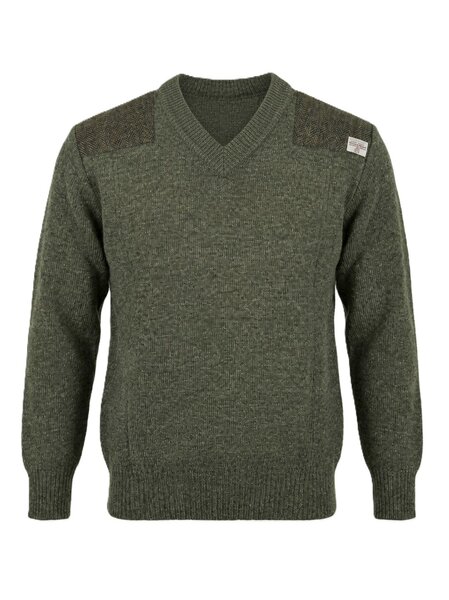 Wollen trui Drover V- Hals Derby Tweed