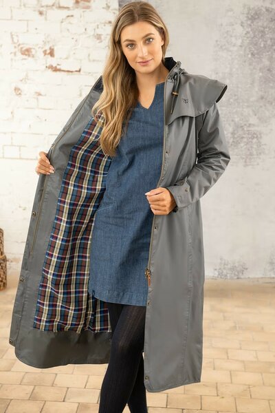 Lighthouse Outback Lange Regenjas Urban Grey