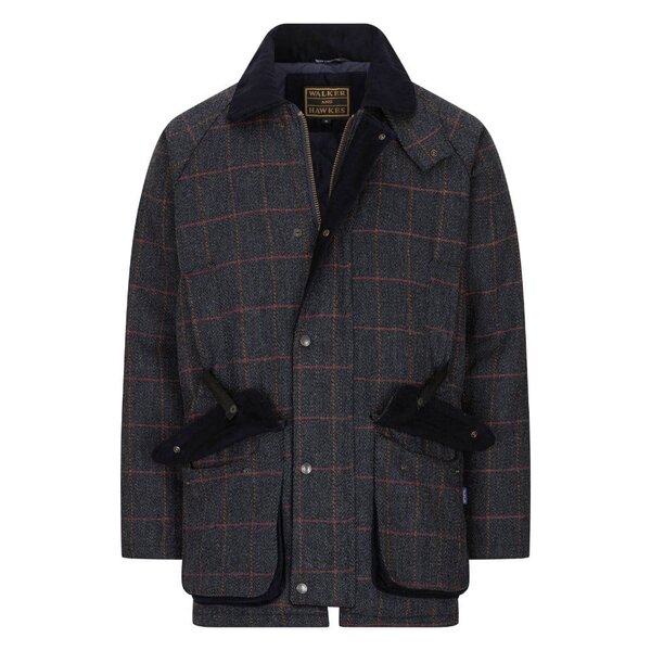 Walker and Hawkes Derby Tweed Jas Blue